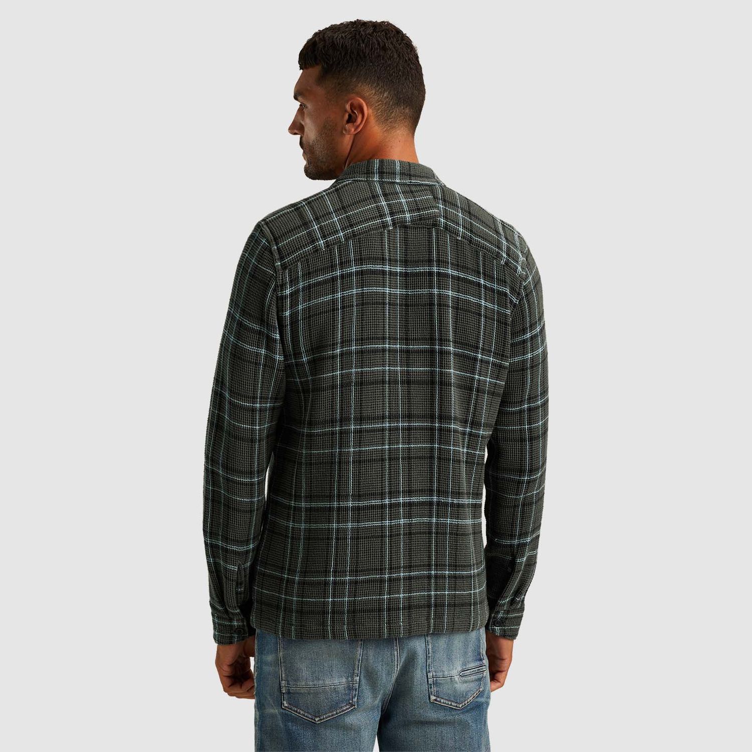Cast Iron | Shirt jacket met ruitpatroon CSI2409220-6026