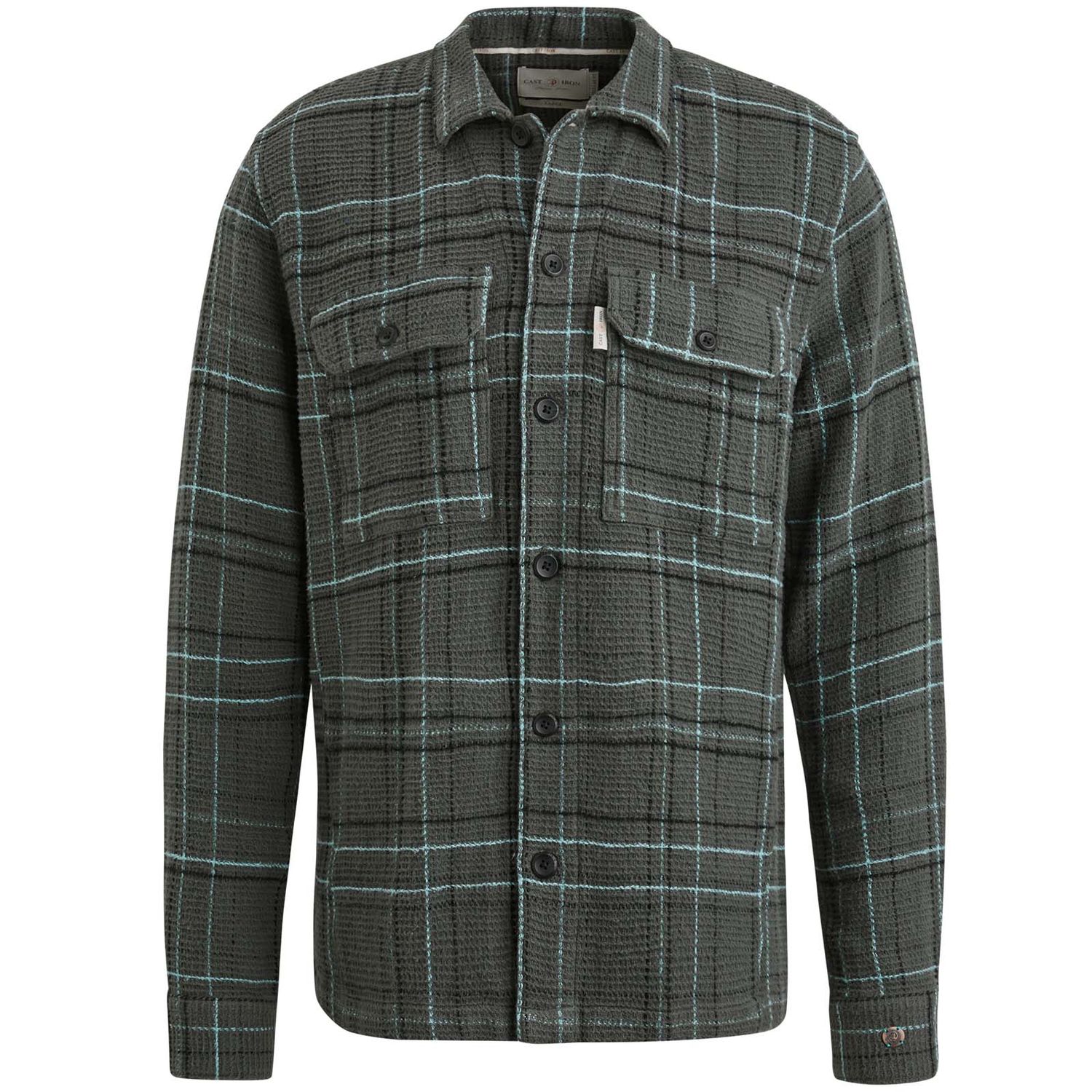 Cast Iron | Shirt jacket met ruitpatroon CSI2409220-6026