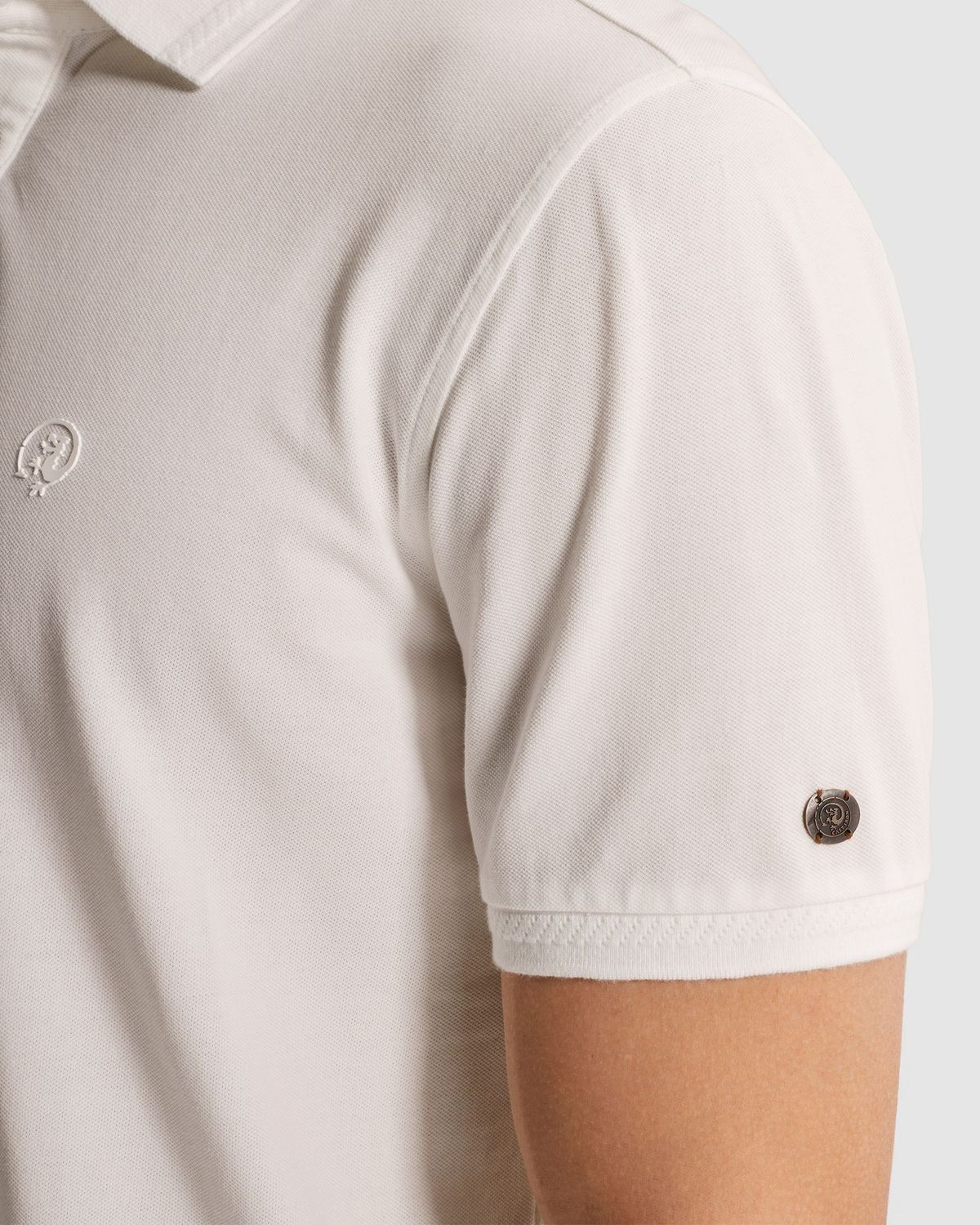 Cast Iron | Polo van katoen met stretch CPSS2602850-7002