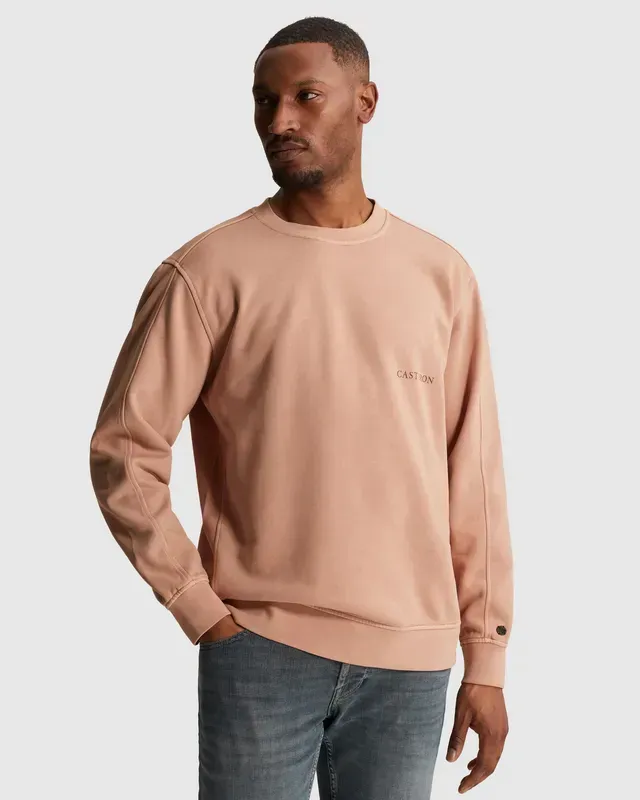 Cast Iron Long sleeve r-neck relaxed fit sweat