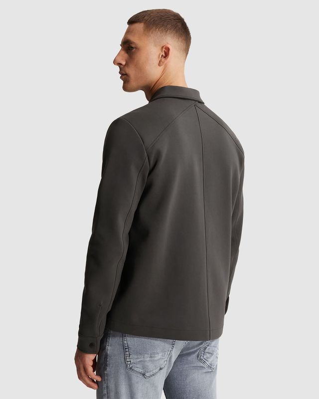 Cast Iron | Sweat jacket met ritssluiting en platte kraag CSW2602411-9159