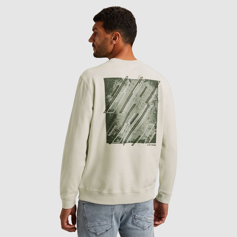 Cast Iron | Sweatshirt met twillstructuur CSW2510448-9001