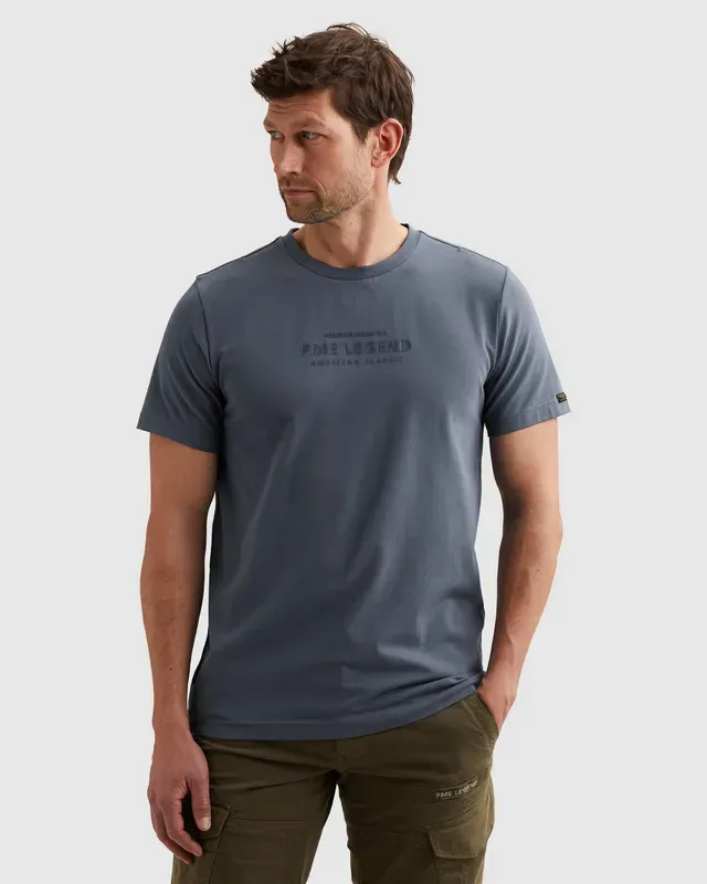 PME Legend T-shirt van een katoenblend met artwork