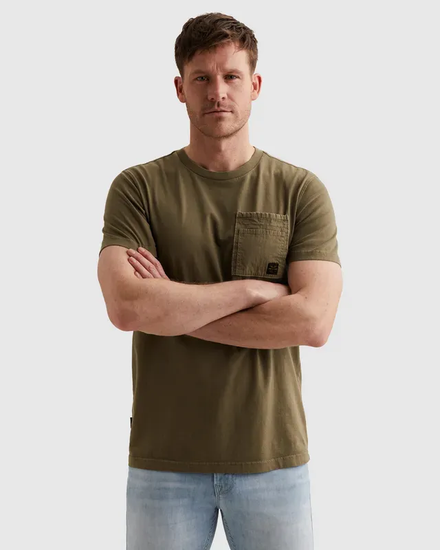 PME Legend T-shirt met cargo borstzak