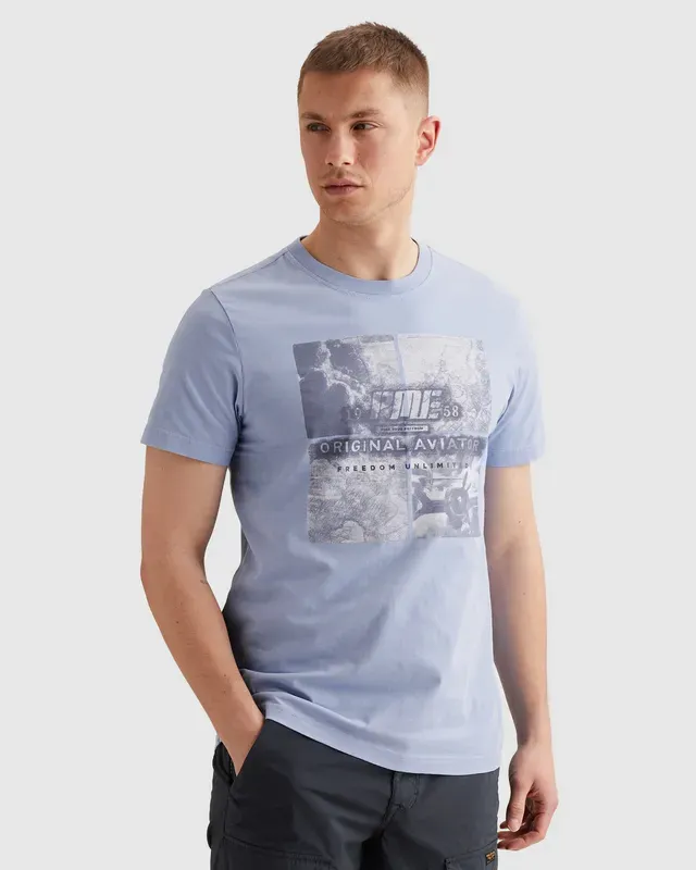 PME Legend T-shirt met groot artwork op de borst