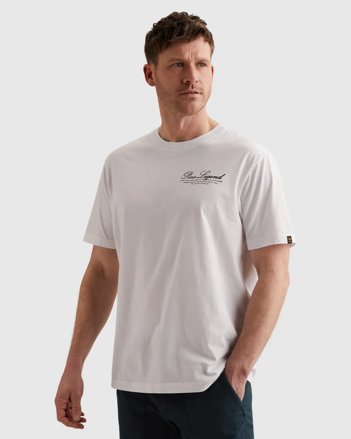 PME Legend T-shirt met groot artwork op de rug