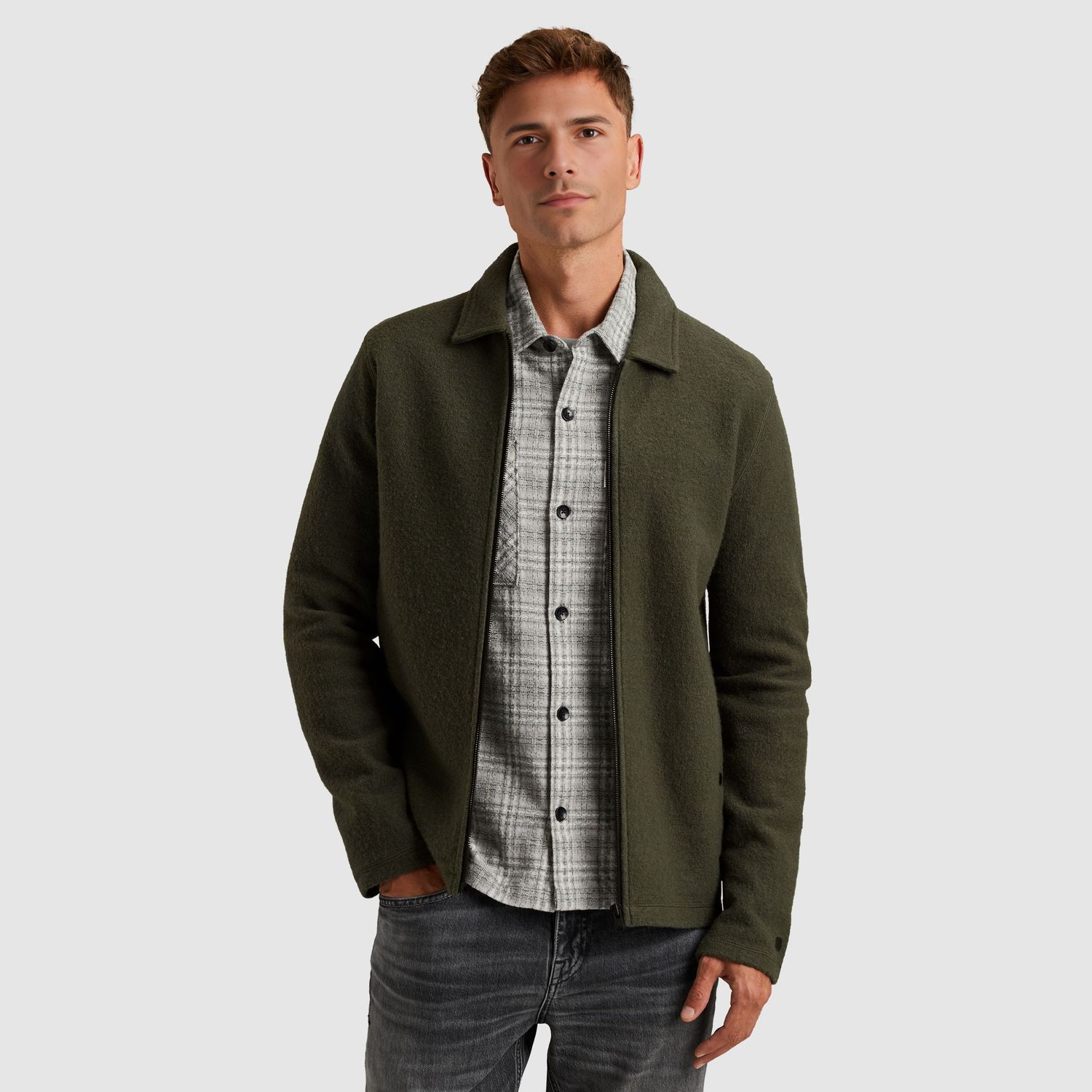 Cast Iron | Jacket met ritssluiting CKC2510395-6513