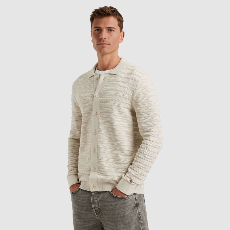 Cast Iron | Button jacket cotton jacquard CKC2503222-7165