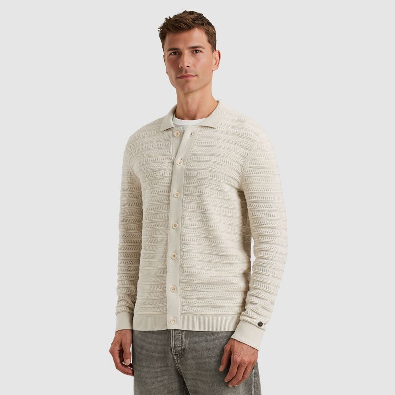 Cast Iron | Button jacket cotton jacquard CKC2503222-7165