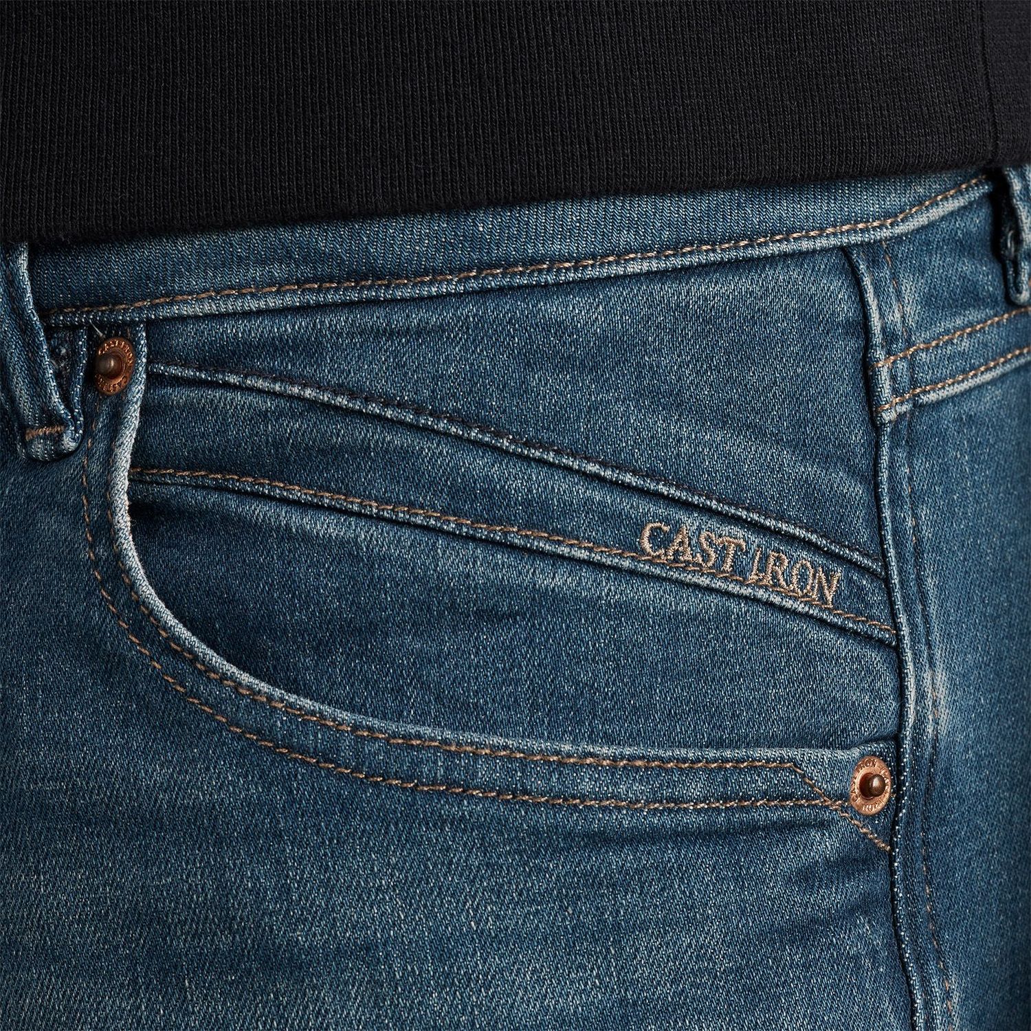 Cast Iron Shiftback tapered fit jeans