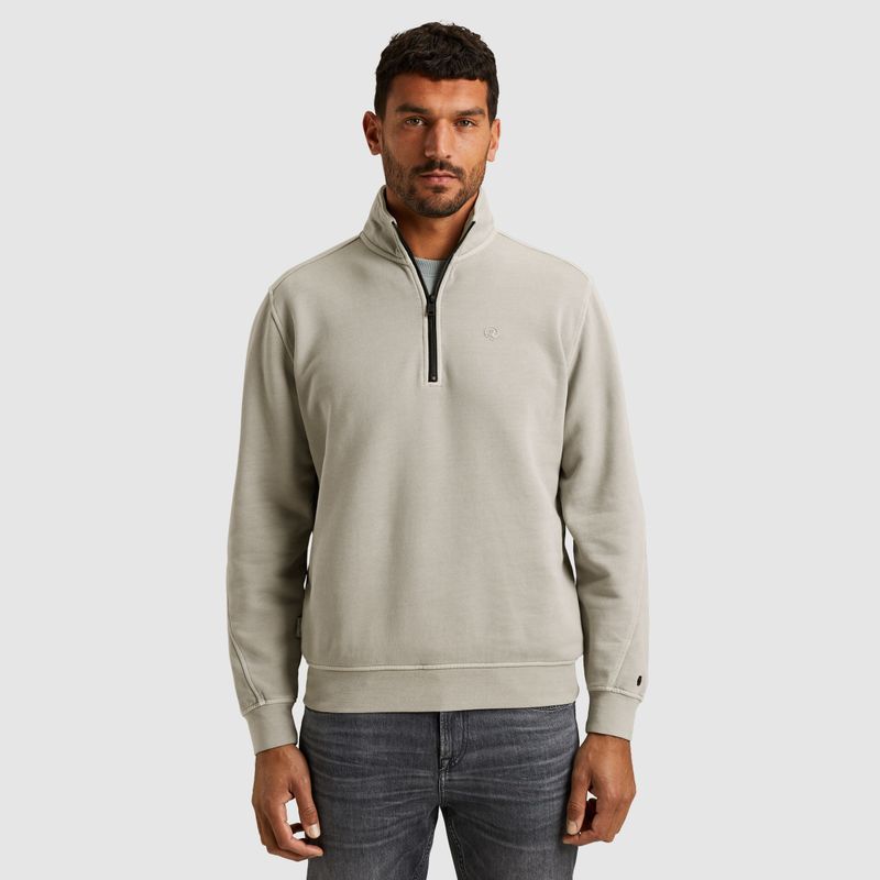Cast Iron | Sweatshirt met halve rits CSW2510446-9031