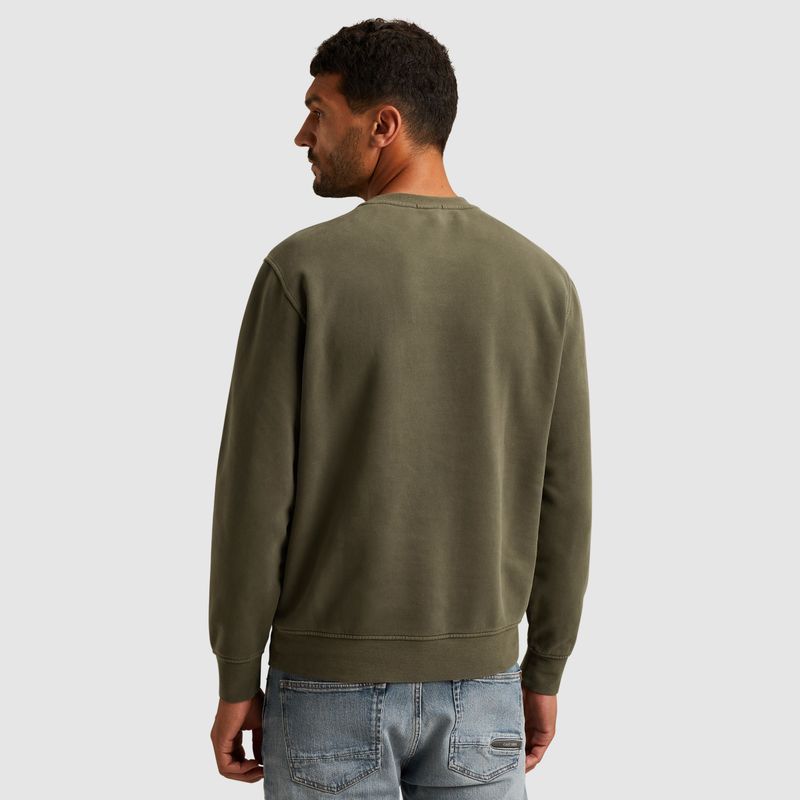 Cast Iron | Sweatshirt met off-placed logo CSW2510445-6513