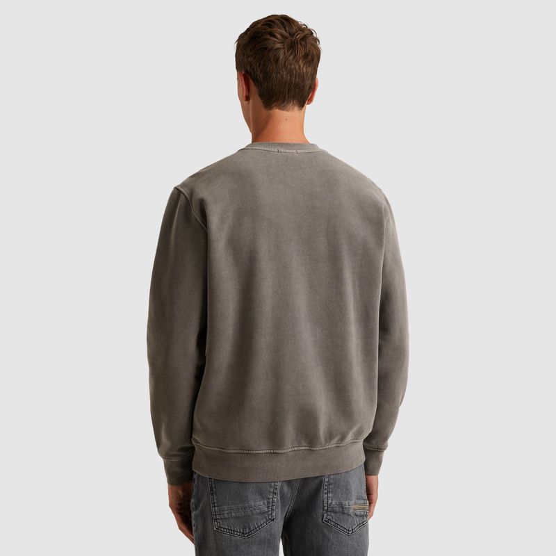 Cast Iron | Sweatshirt met off-placed logo CSW2509442-9133