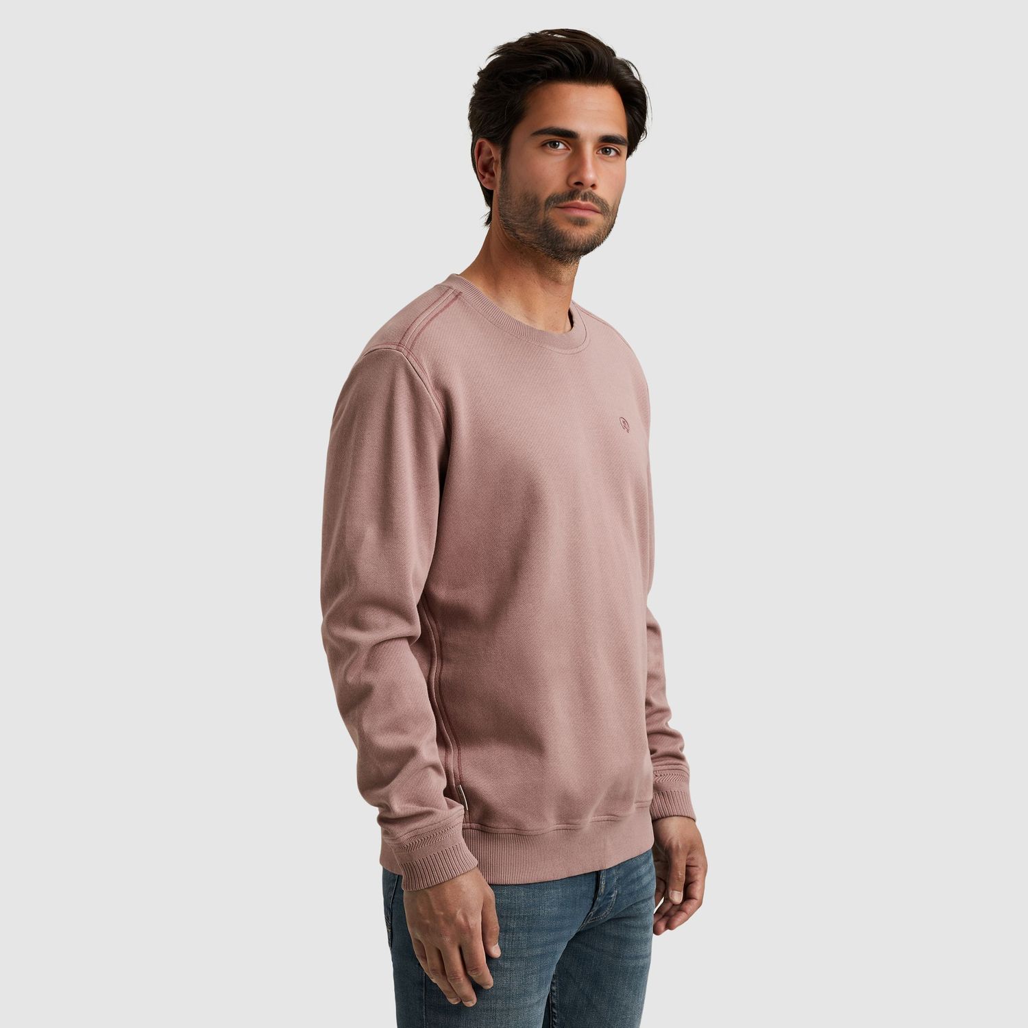 Cast Iron | Sweatshirt met twillstructuur CSW2509441-4318