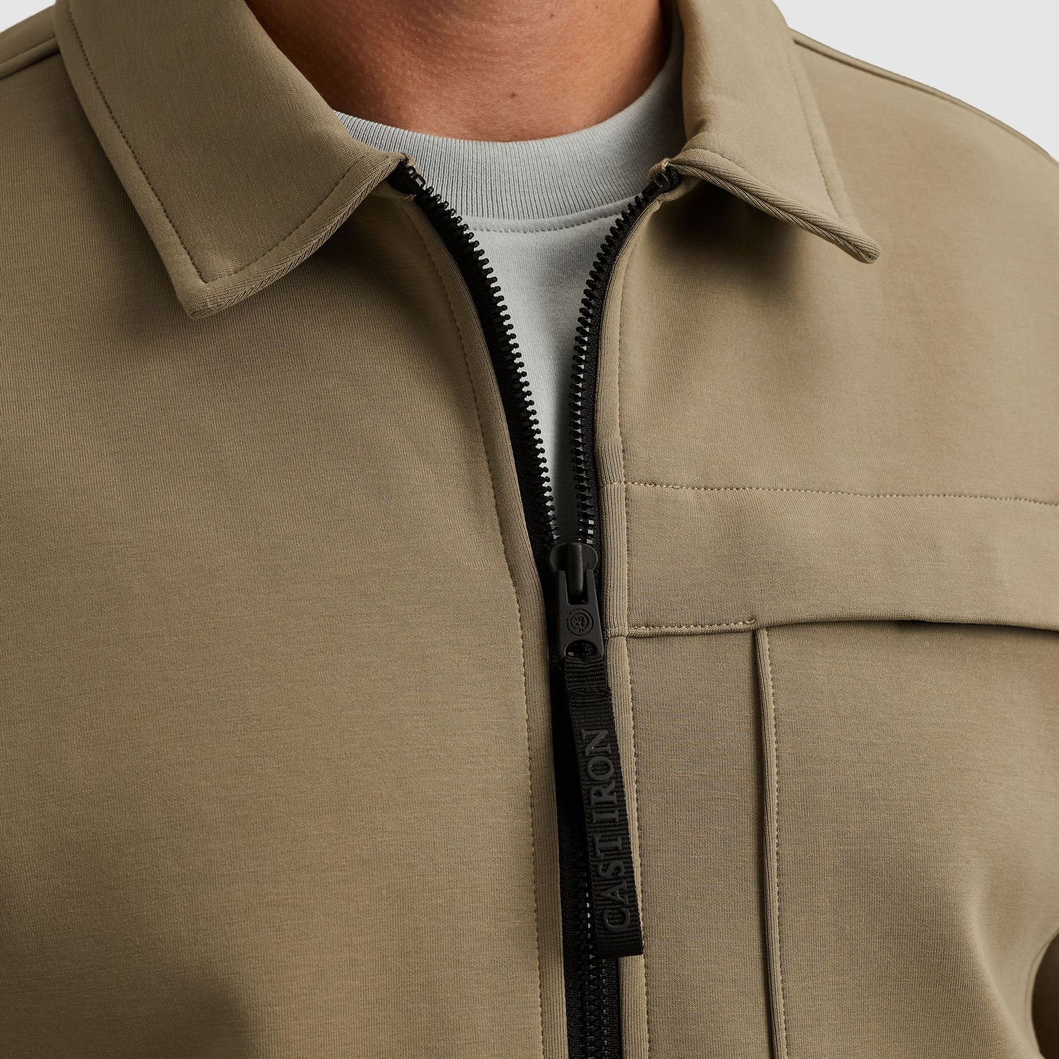 Cast Iron | Shirt jacket met ritssluiting CSW2508432-8025