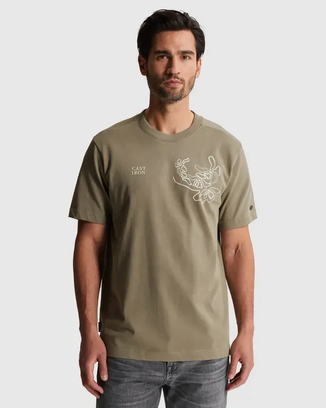 Cast Iron T-shirt in jersey with artwork CTSS2605586-6148