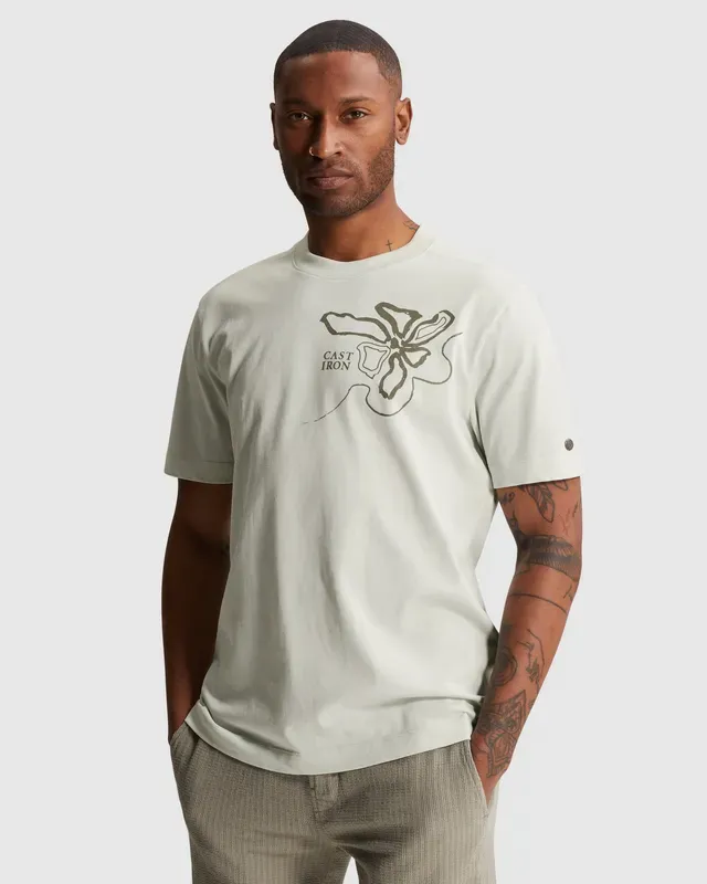 Cast Iron T-shirt in jersey with artwork CTSS2605586-5011