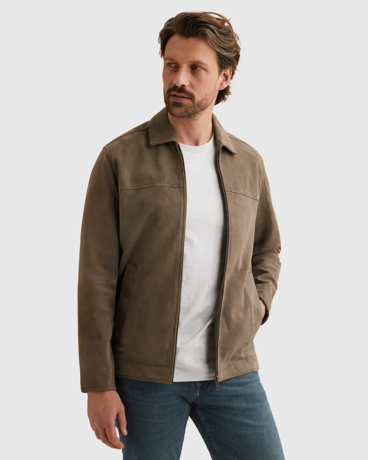 Vanguard Shirt jacket van suède VLJ2602180-8027
