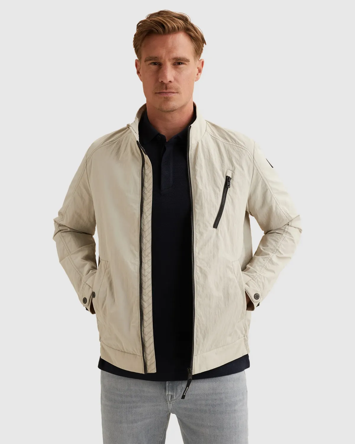 Vanguard Biker jacket met ritssluiting VJA2602173-9017