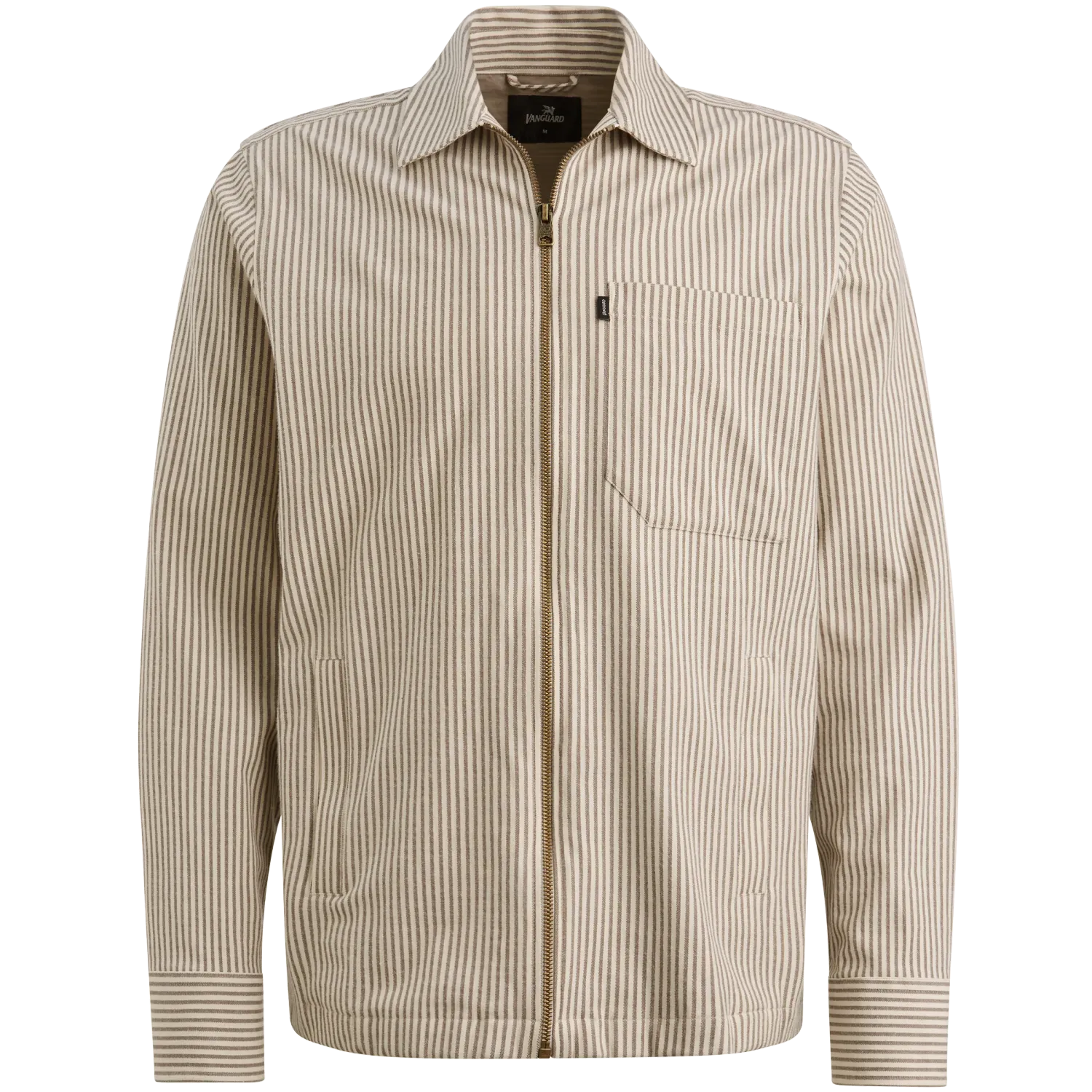 Vanguard Shirt jacket met streeppatroon en borstzakken