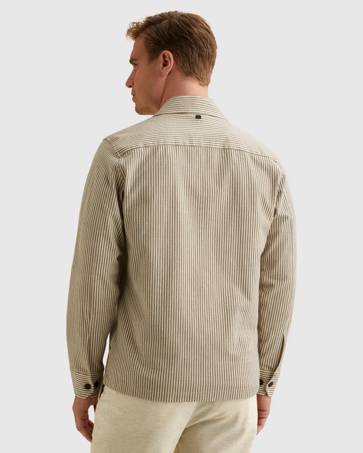 Vanguard Shirt jacket met streeppatroon en borstzakken