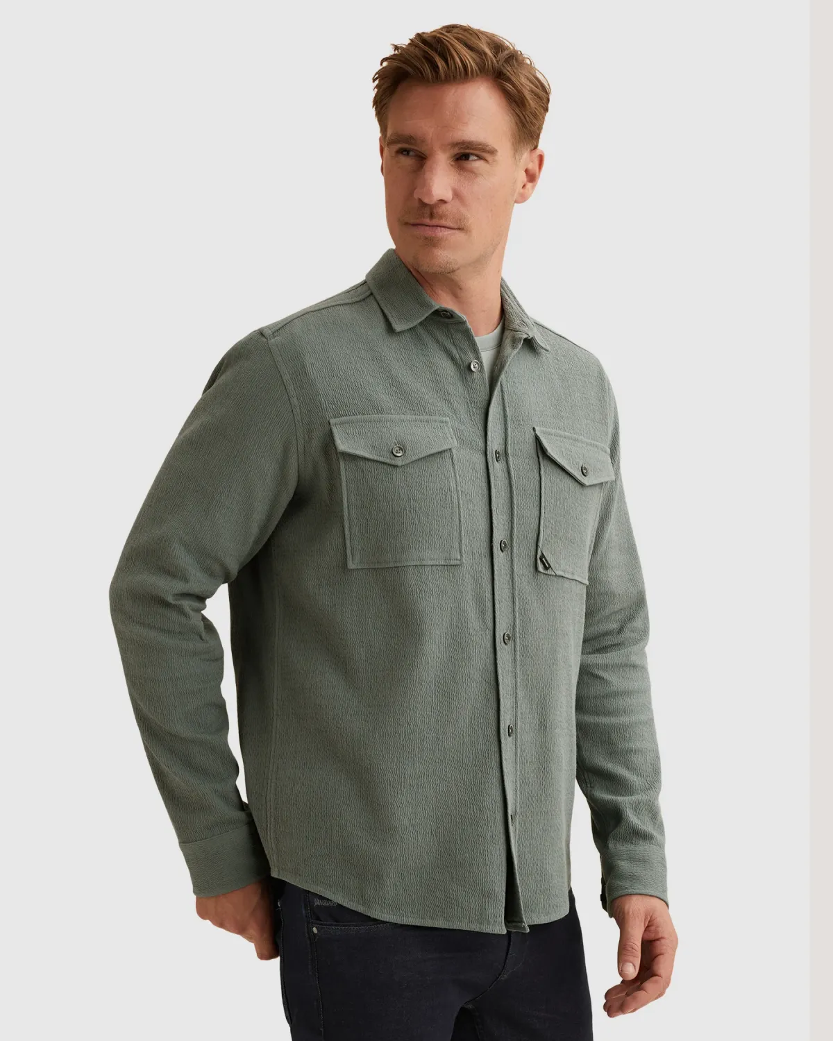 Vanguard Shirt jacket met structuur VSI2602206-5228