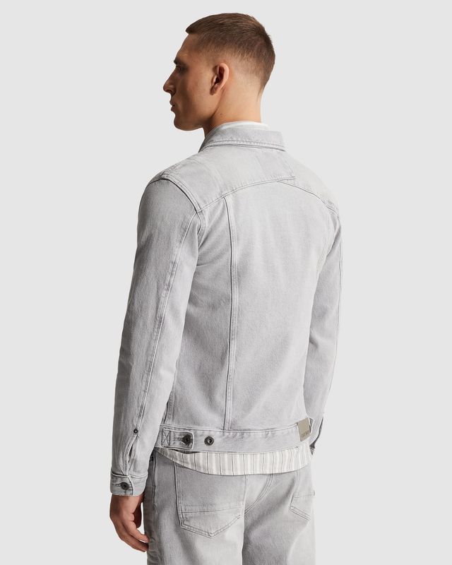 Cast Iron | Denim jacket met knoopsluiting CDJ2602100-WSG