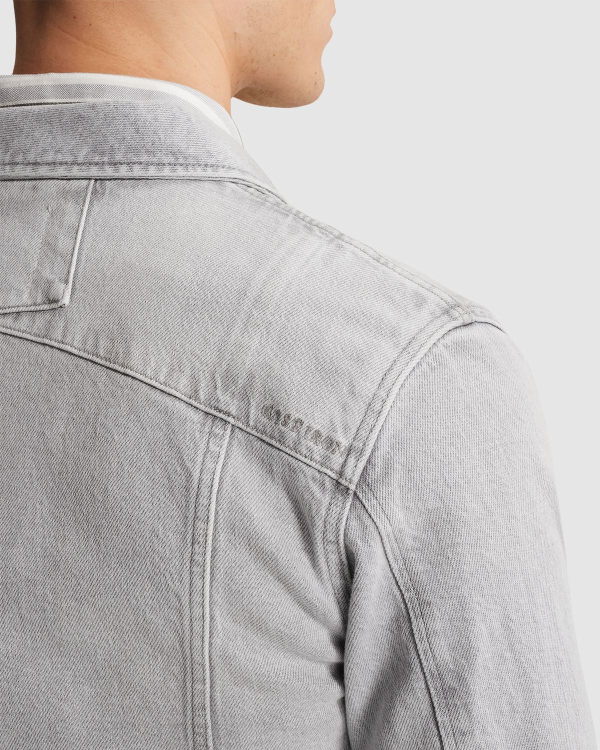 Cast Iron | Denim jacket met knoopsluiting CDJ2602100-WSG