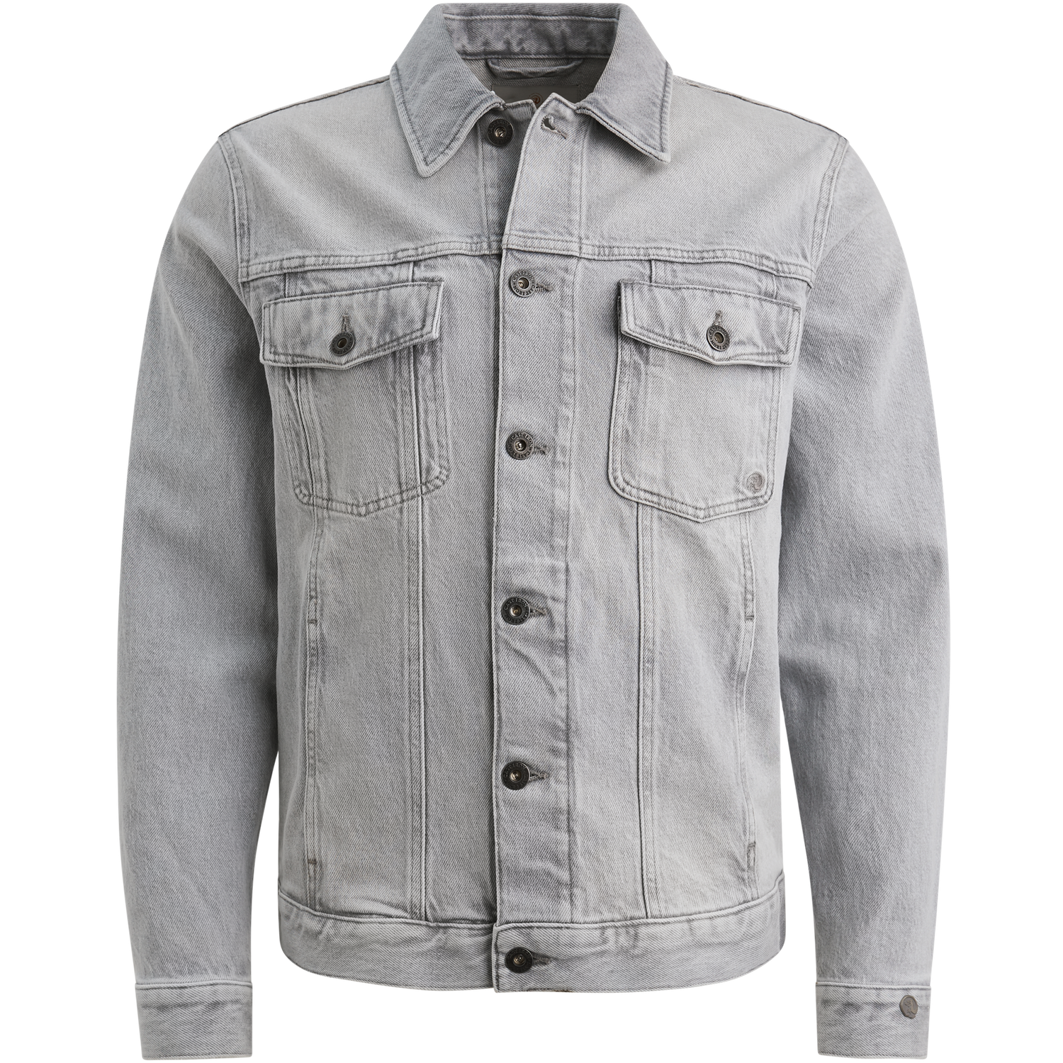 Cast Iron | Denim jacket met knoopsluiting CDJ2602100-WSG