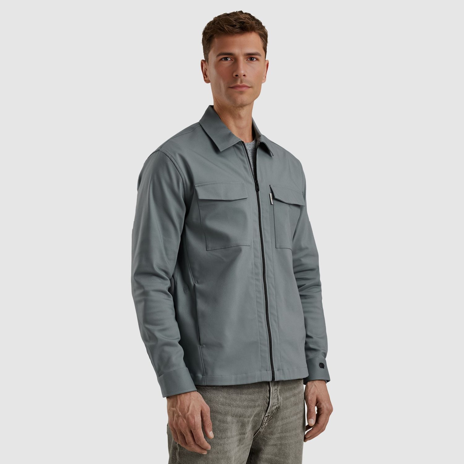 Cast Iron | Shirt jacket met ritssluiting CSI2508204-9096