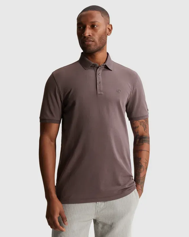 Cast Iron Polo shirt in cotton with stretch CPSS2605894-4321