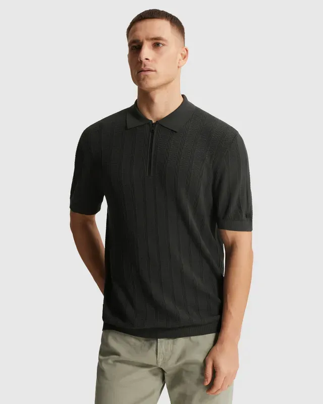 Cast Iron Polo shirt in cotton with stretch CPSS2602855-9159