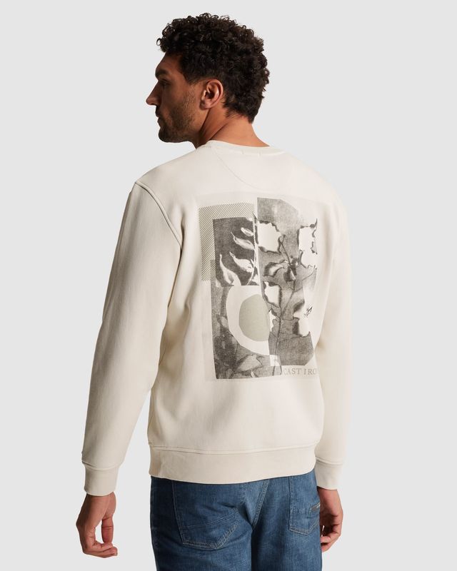 Cast Iron | Sweatshirt met back artwork CSW2602405-7178