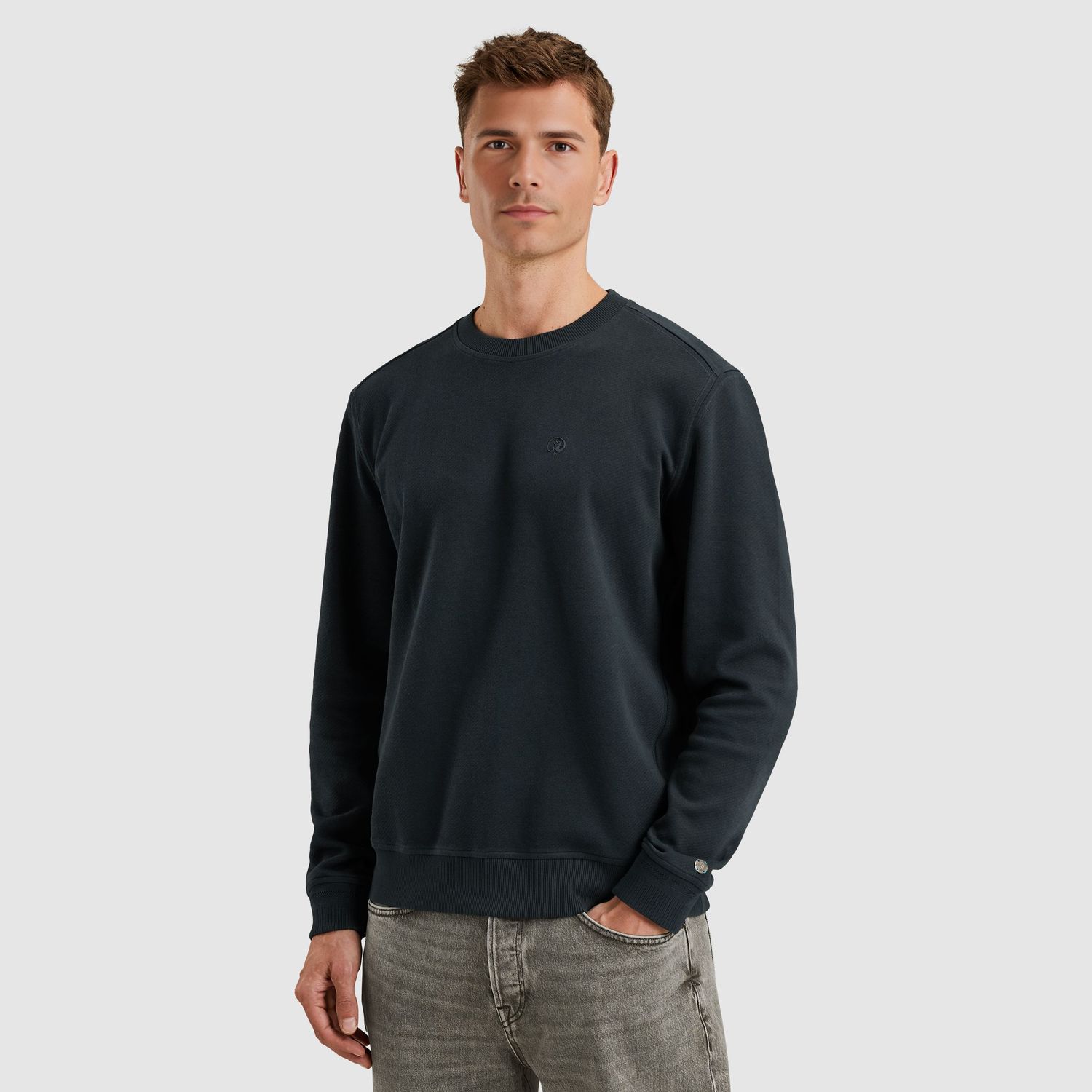 Cast Iron | Long sleeve r-neck regular fit CSW2502402-5442