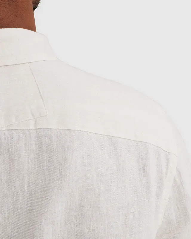Cast Iron Long sleeve shirt Cotton linen yar Silver Birch CSI2604250