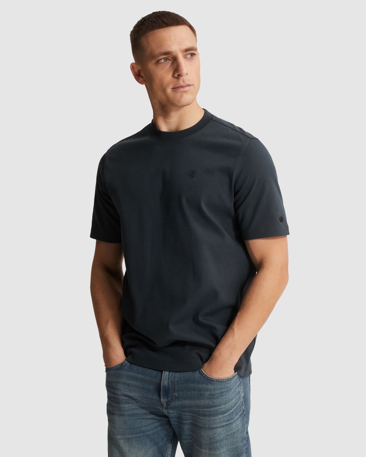 Cast Iron | T-shirt van interlock jersey CTSS650001-5442