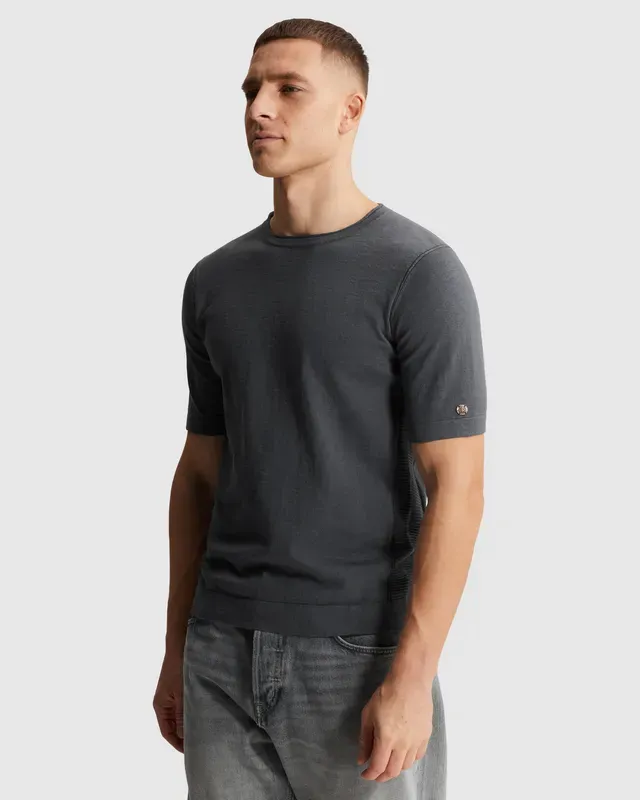Cast Iron T-shirt van slubkatoen CTSS2604592-9117