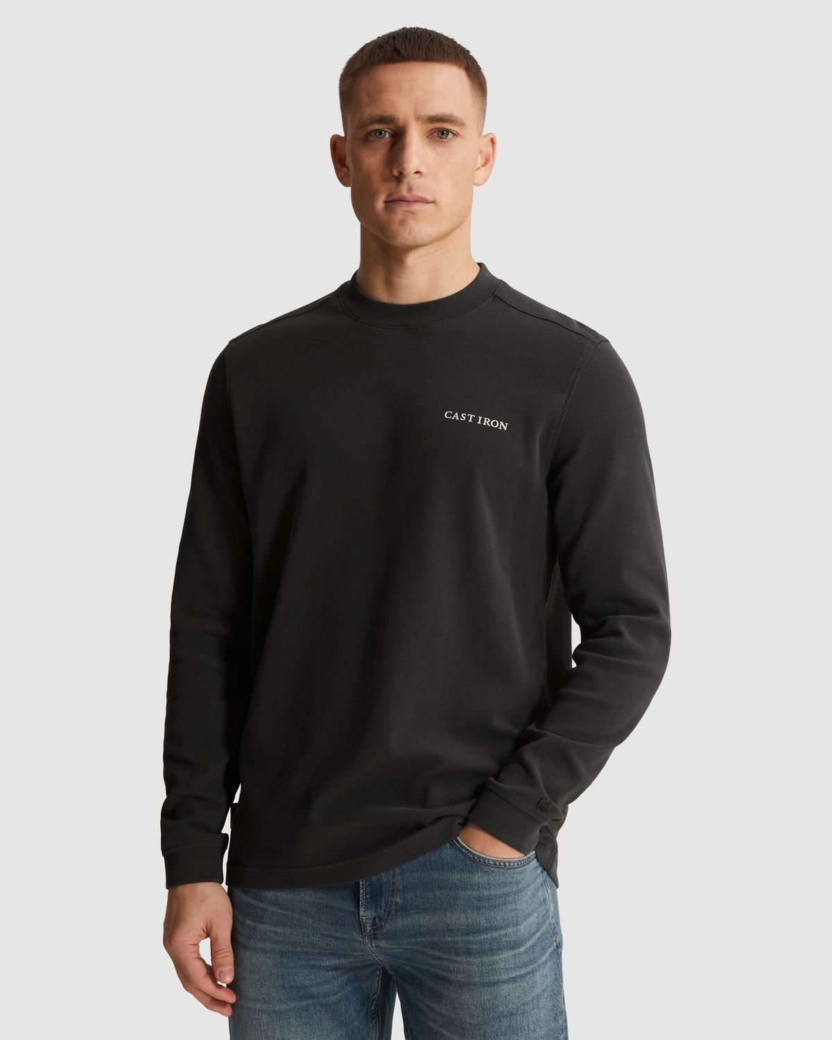 Cast Iron T-shirt with long sleeves CTS2602511-9159