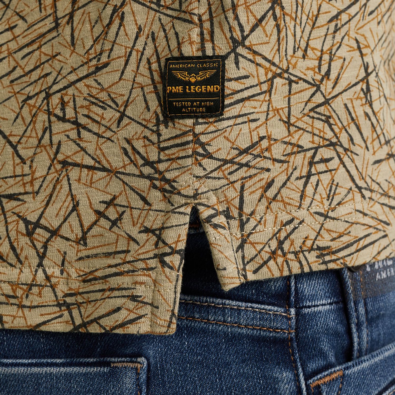 PME Legend | Polo met allover print PPSS2506893-6391