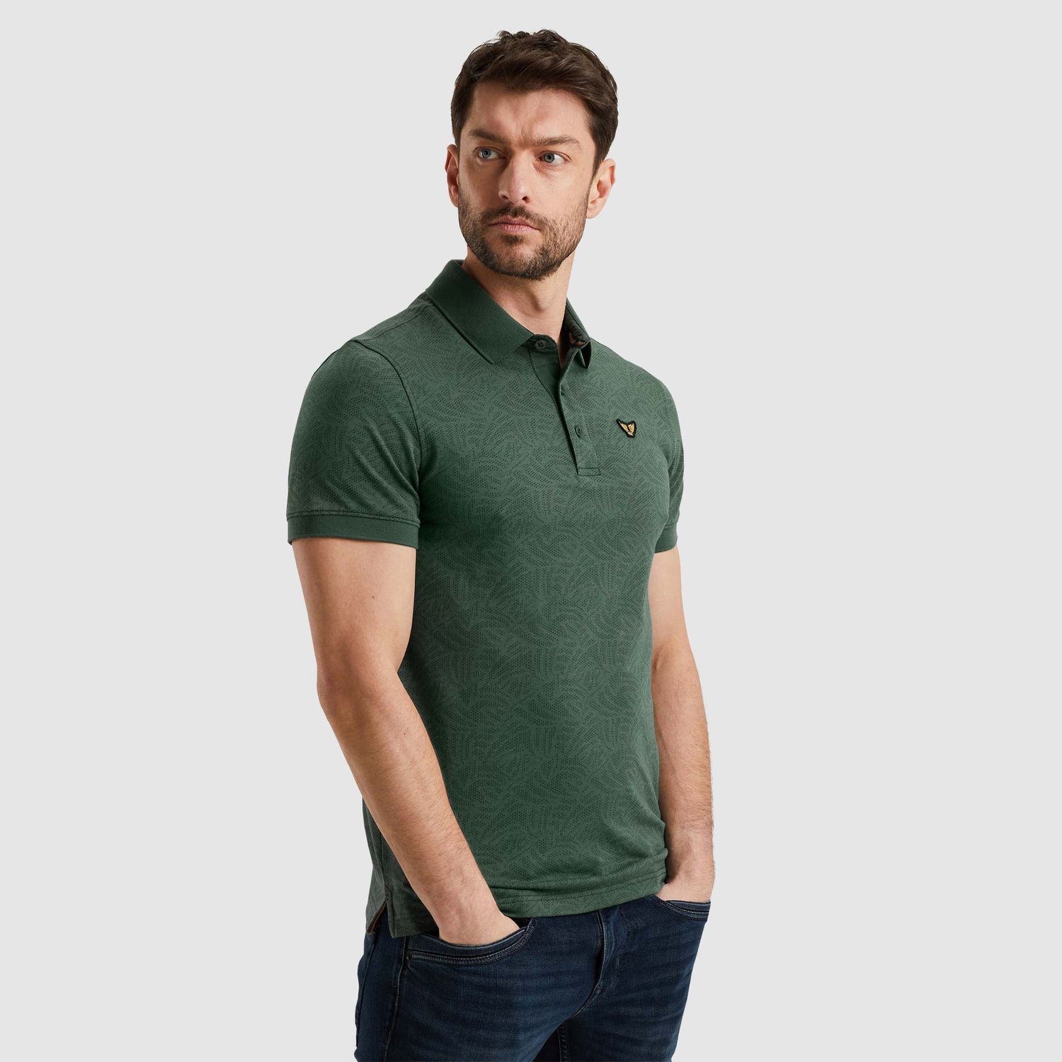 PME Legend | Polo met jacquardpatroon PPSS2503883-6147