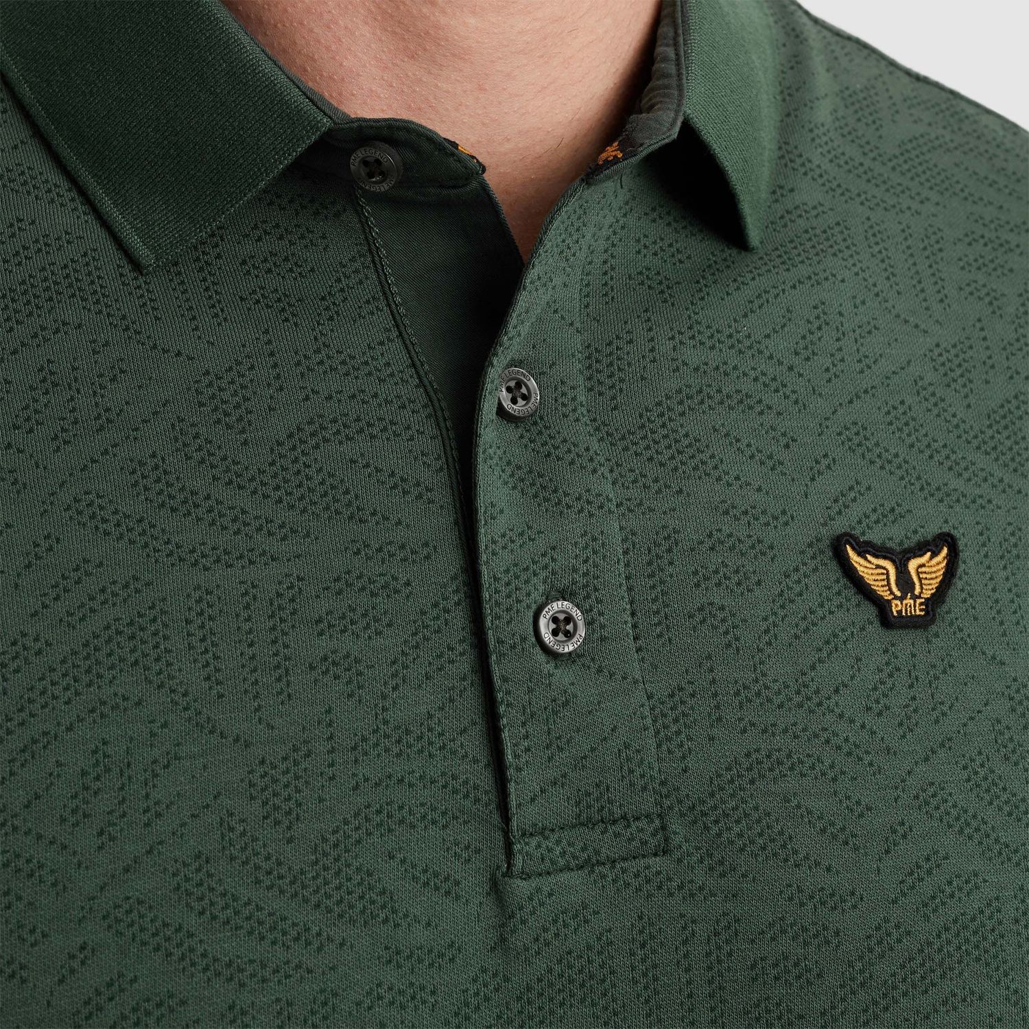 PME Legend | Polo met jacquardpatroon PPSS2503883-6147