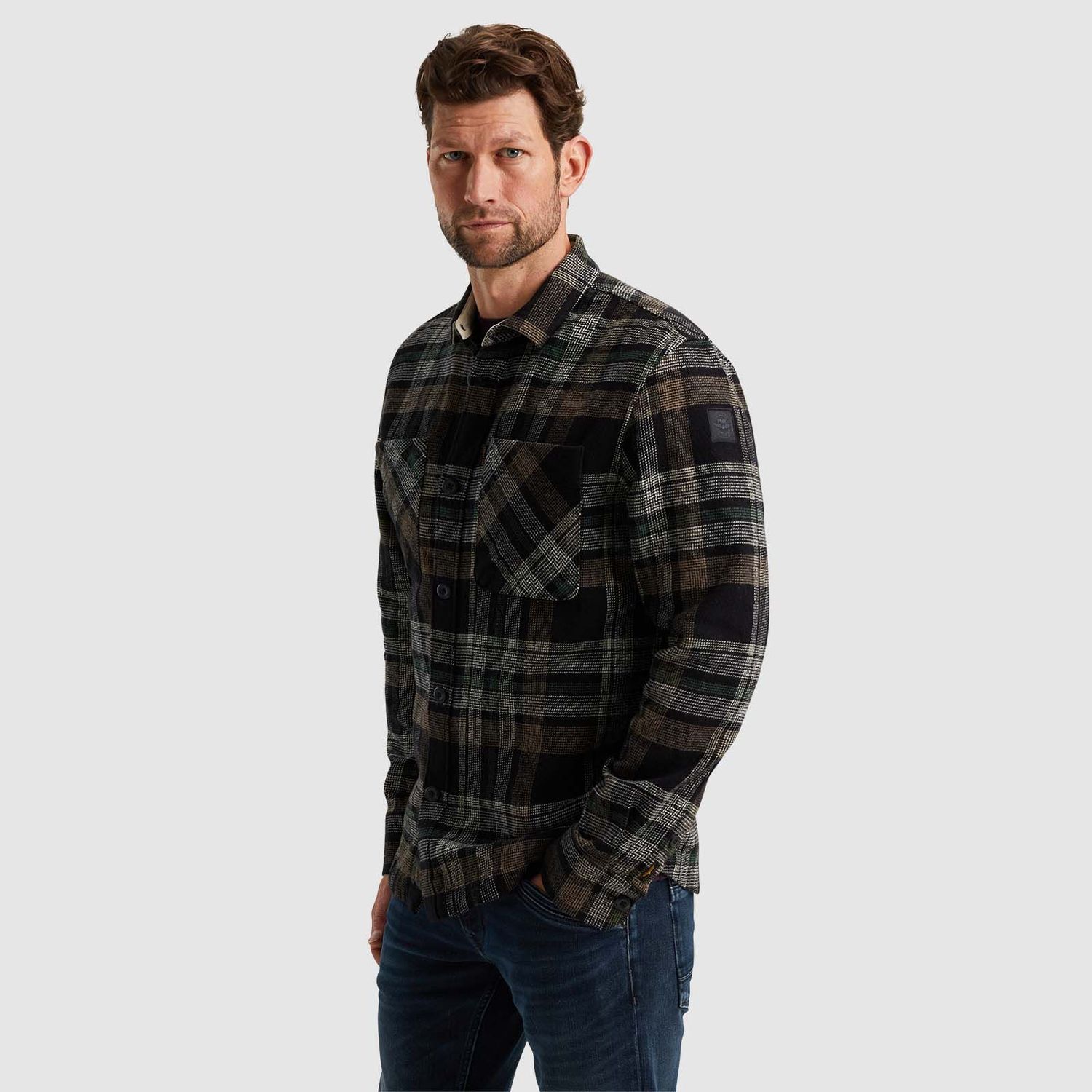 PME Legend | Overhemd met ruitpatroon PSI2409236-9139