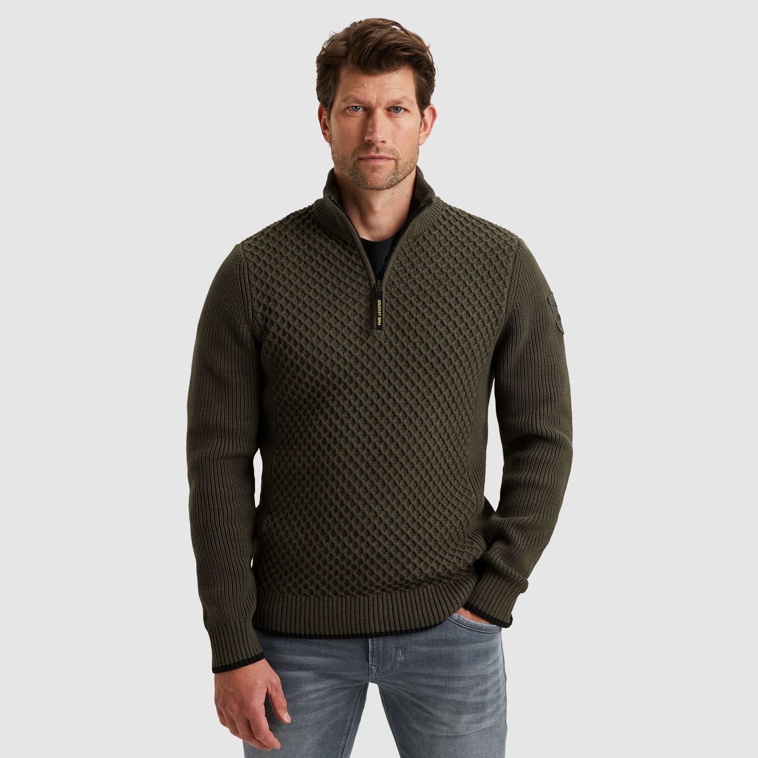 PME Legend | Trui met halve rits PKW2509324-8039
