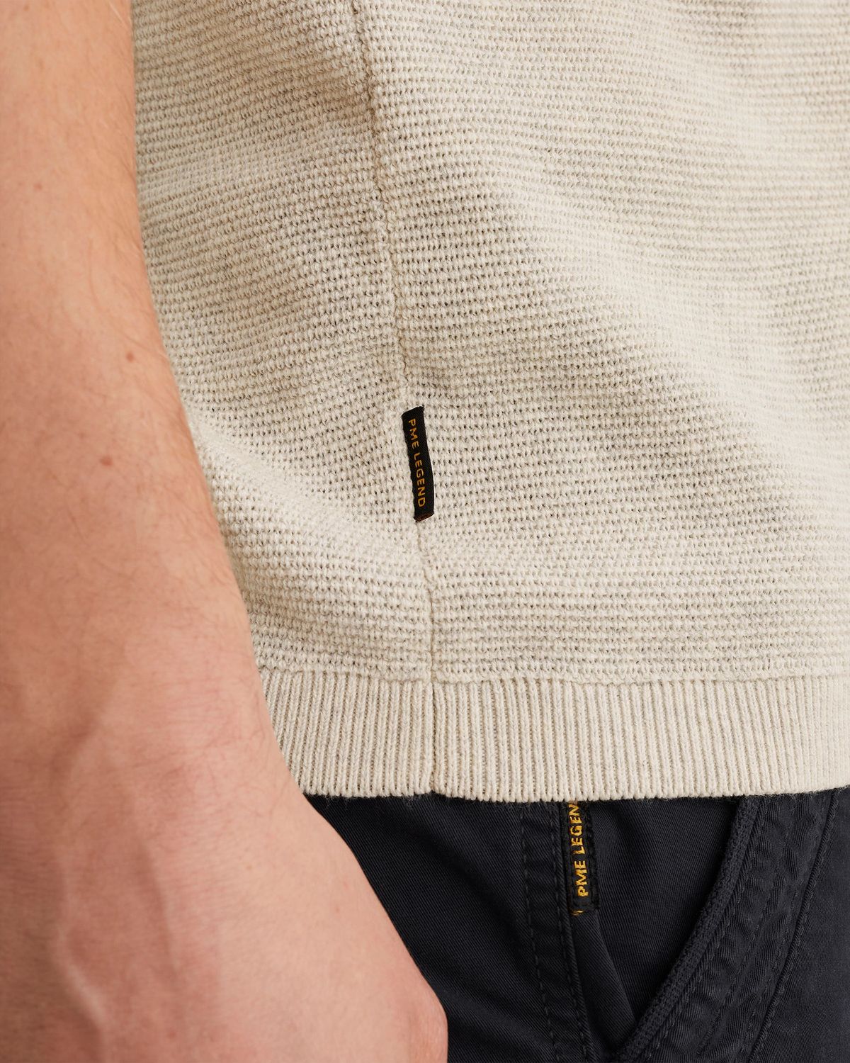 PME Legend | Polo met wafelstructuur PPSS2602853-910