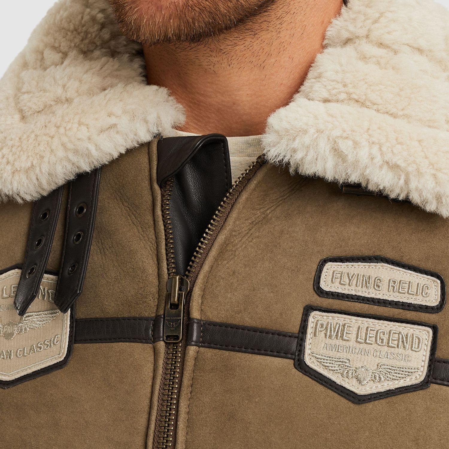 PME Legend | Stinmen leren jas PLJ2509705-8225
