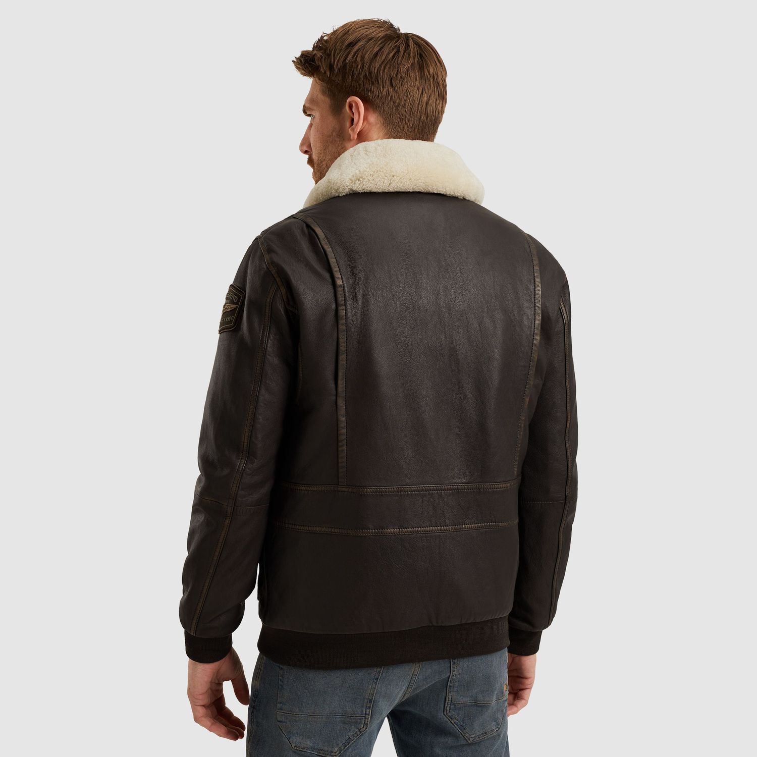 PME Legend | Snowprop leren jas PLJ2509703-9127