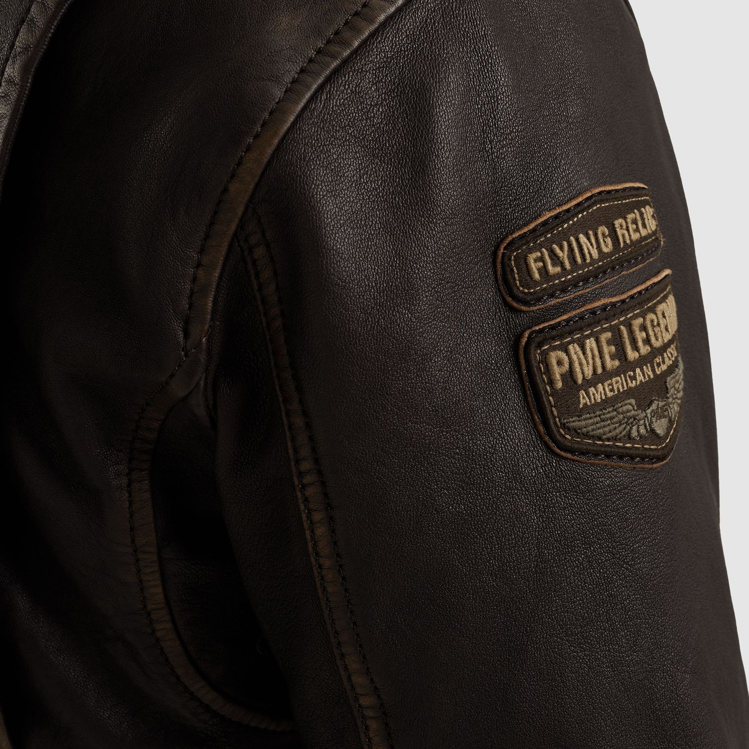 PME Legend | Snowprop leren jas PLJ2509703-9127