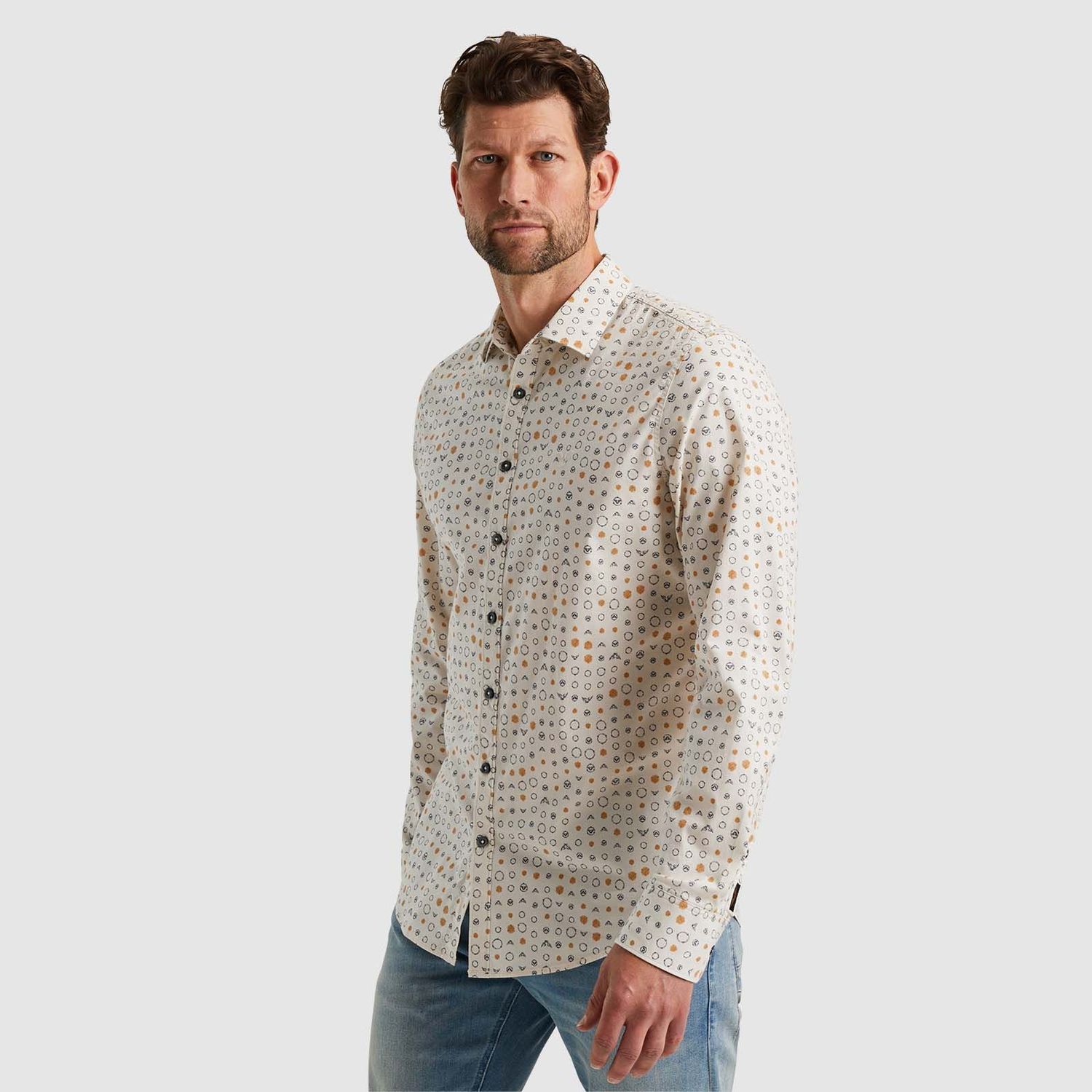 PME Legend | Overhemd van poplin katoen PSI2410204-7011