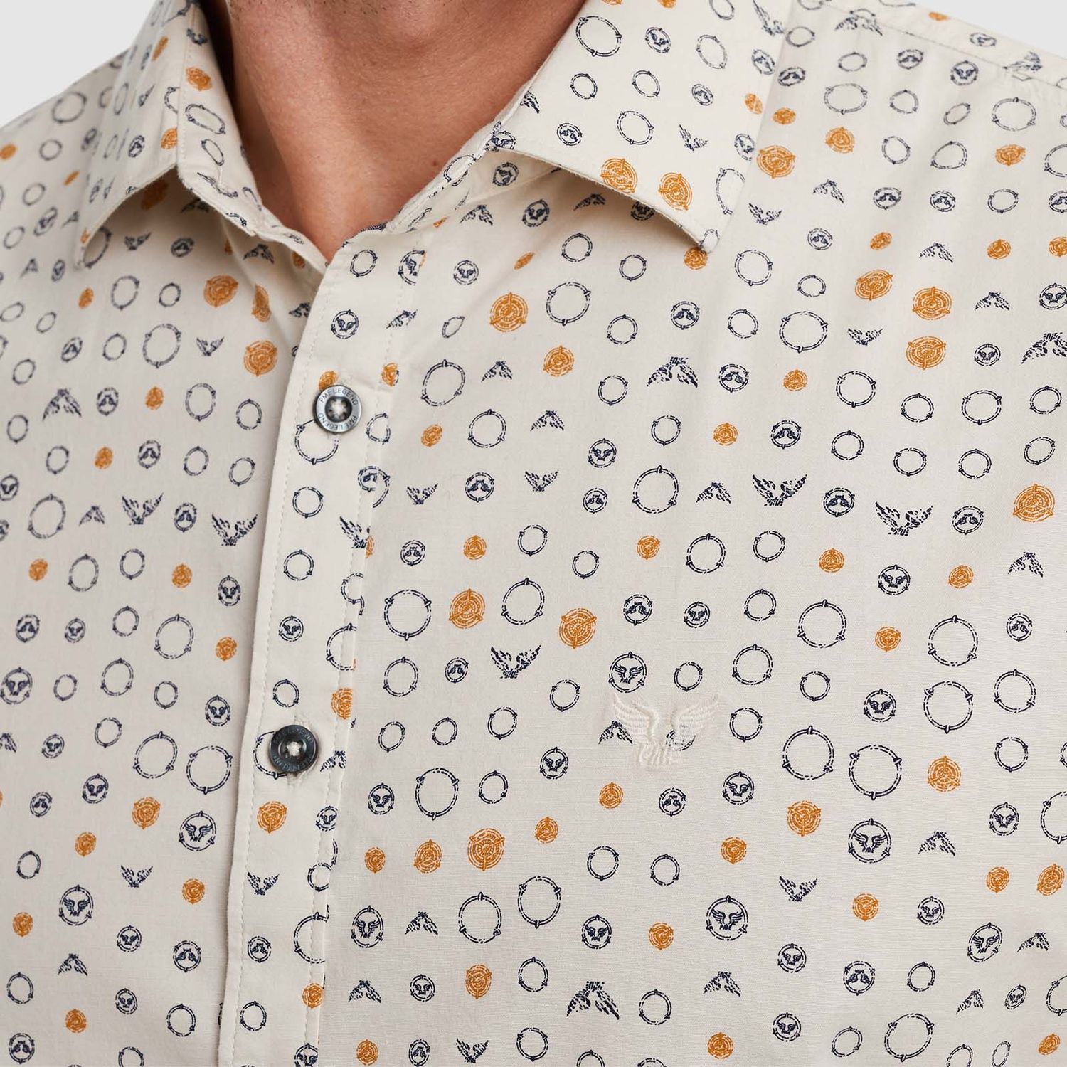 PME Legend | Overhemd van poplin katoen PSI2410204-7011