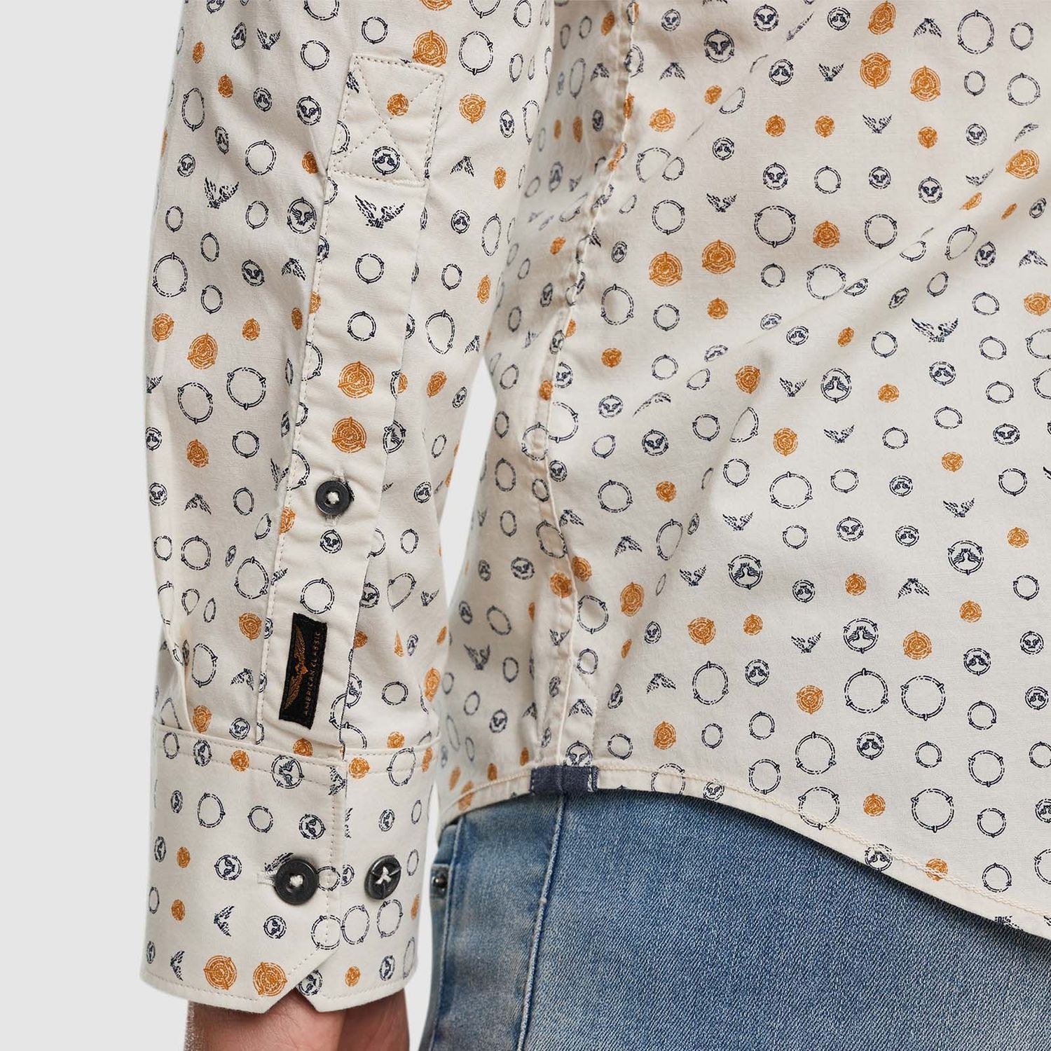 PME Legend | Overhemd van poplin katoen PSI2410204-7011